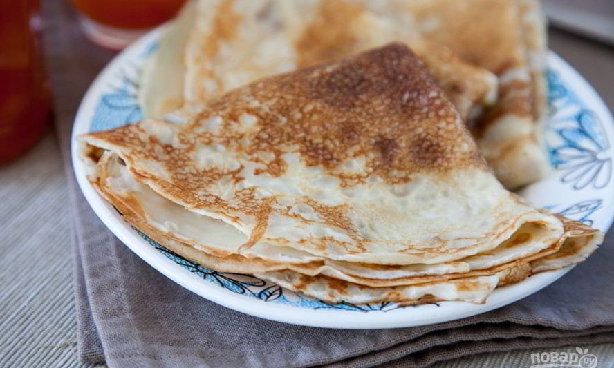 Рецепт блинов заварных на кефире