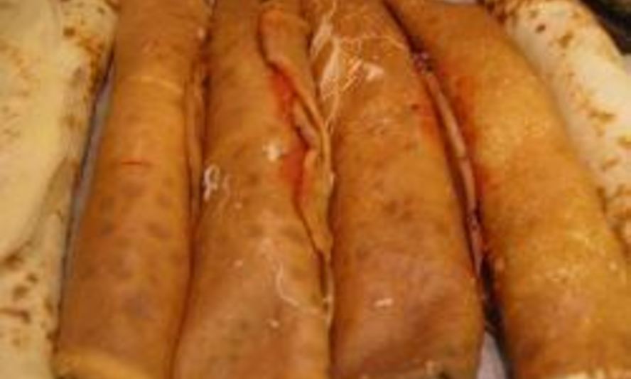 Рецепт фаршированных блинчиков-пицц