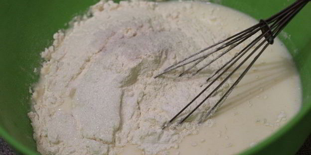 голландские блинчики с сыром и зеленью