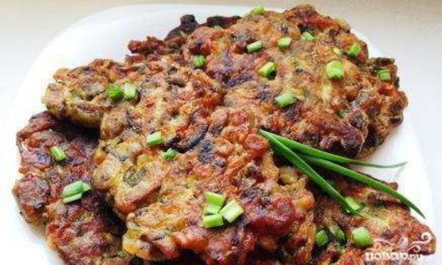 Рецепт грибных блинов