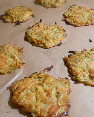 Картофельные блинчики с морковью и цукини