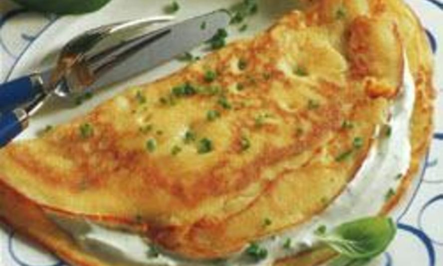 Рецепт картофельных блинчиков с творожно-сливочной начинкой