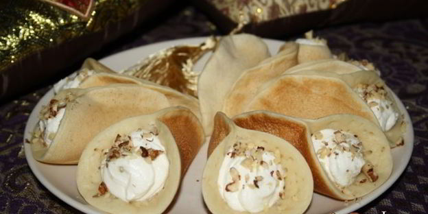 катаеф — арабские блинчики