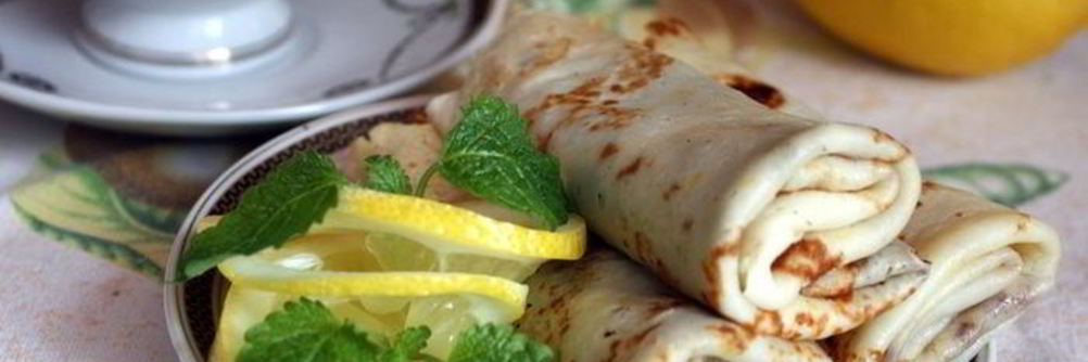 Лимонные блинчики