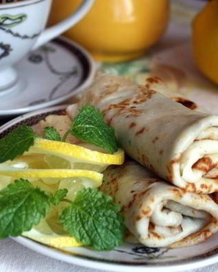 Лимонные блинчики