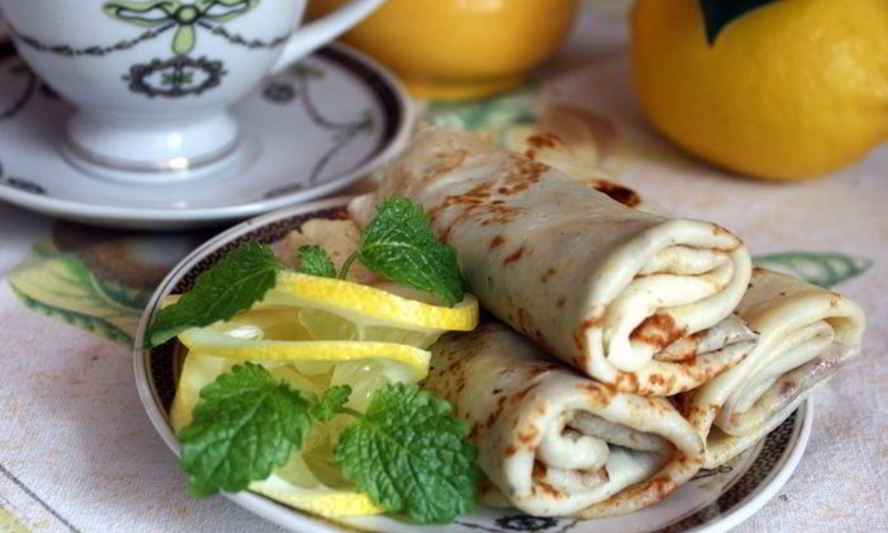 Рецепт лимонных блинчиков