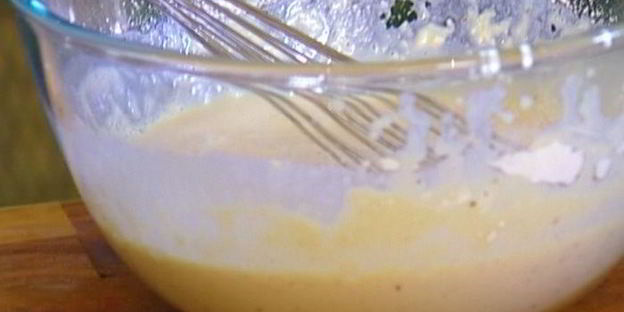 миндальные блины с карамелизированными грушами