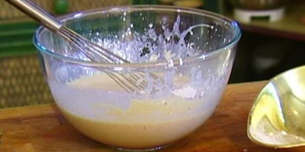 миндальные блины с карамелизированными грушами