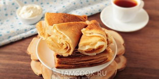 нежные блинчики на молоке