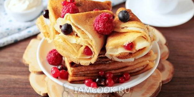 нежные блинчики на молоке