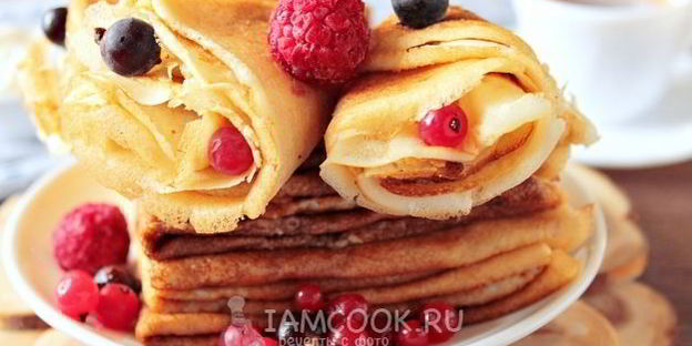 нежные блинчики на молоке