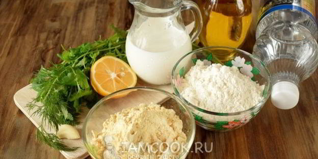 нутовые блинчики на минералке