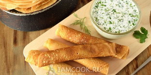 нутовые блинчики на минералке