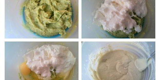 панкейки-башенки с авокадо на простокваше