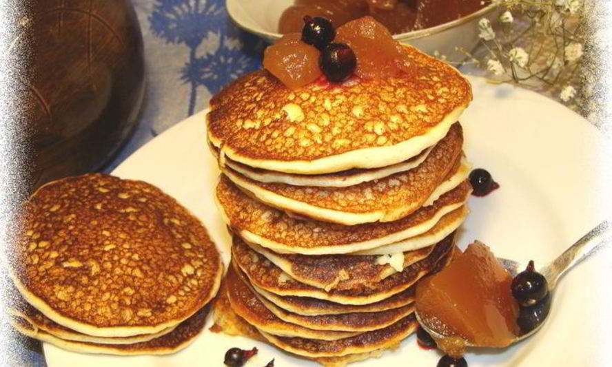 Рецепт панкейков нежных на манке и белках