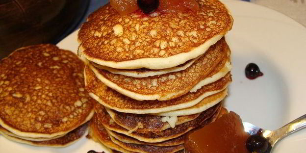 панкейки нежные на манке и белках