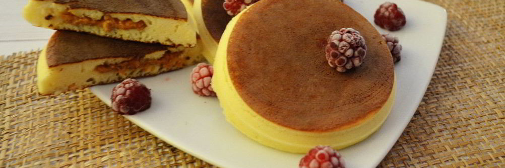 Панкейки с арахисовой пастой