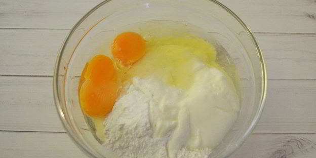 панкейки с арахисовой пастой