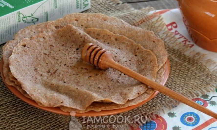 Рецепт полбяных блинов на воде