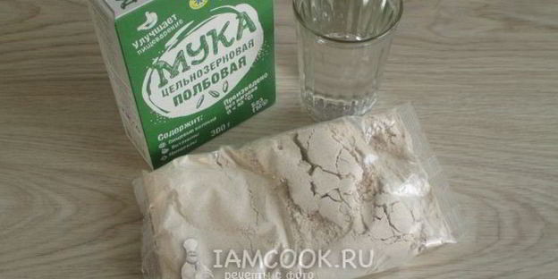 полбяные блины на воде