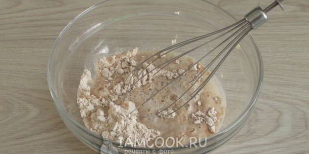 полбяные блины на воде