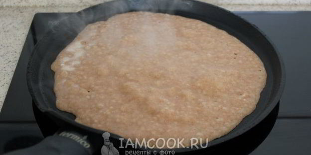 полбяные блины на воде