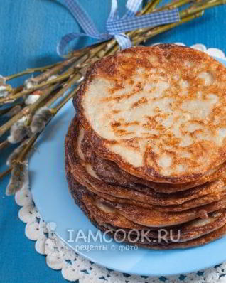 Постные гречневые блины