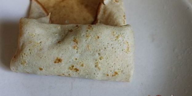 пшенично-ржаные блины с картофельной начинкой