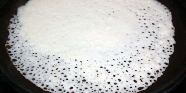 рисовые блинчики с грушевым соусом