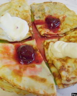 Самые простые блины ванильные