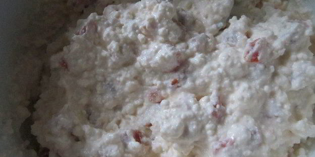 шоколадные блинчики с творогом и курагой