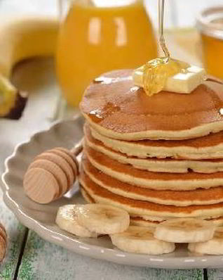 Супер-блинчики с бананом