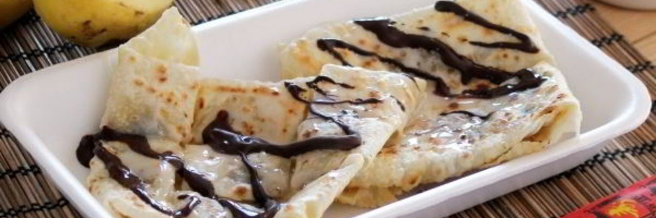 Тайские блинчики с бананом