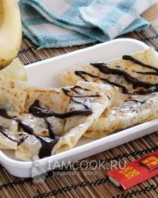 Тайские блинчики с бананом