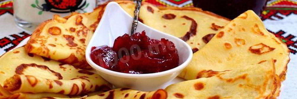 Толстые блины на кислом молоке