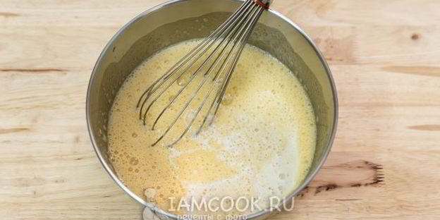 толстые блины на остатках закваски