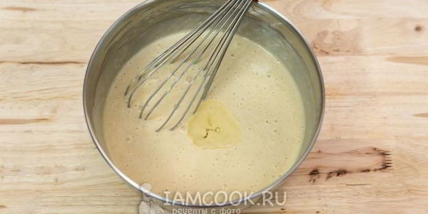 толстые блины на остатках закваски