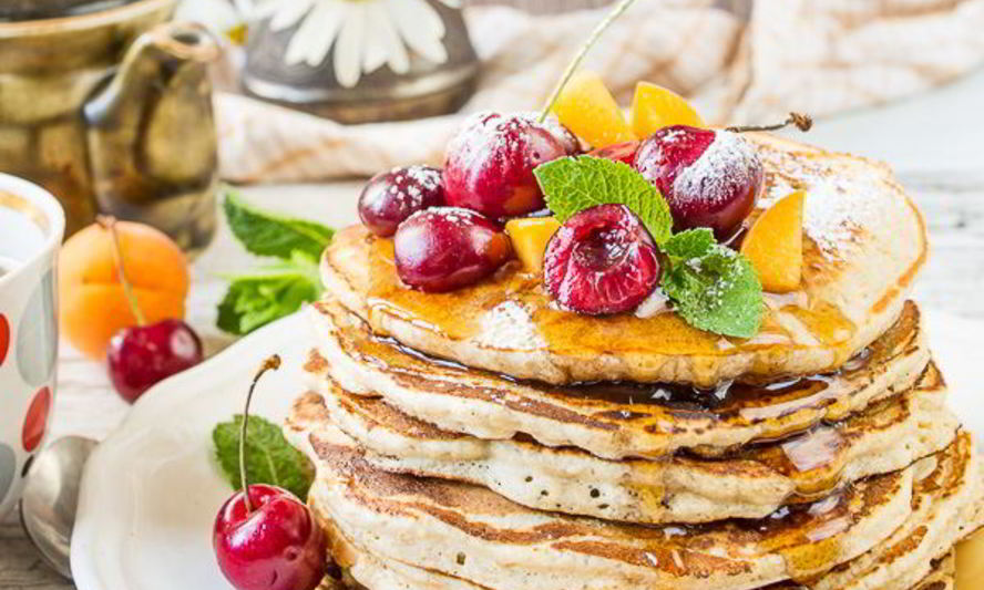 Рецепт толстых овсяных блинчиков