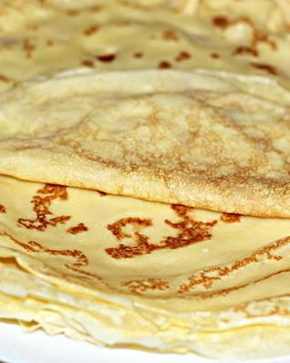 Тонкие блинчики на молоке