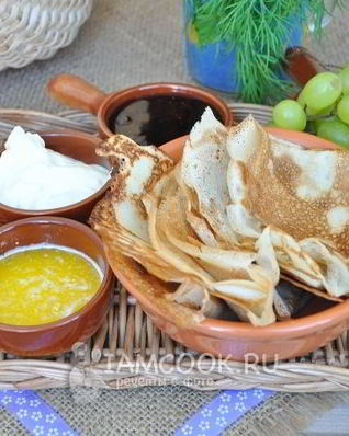 Тонкие блинчики на воде