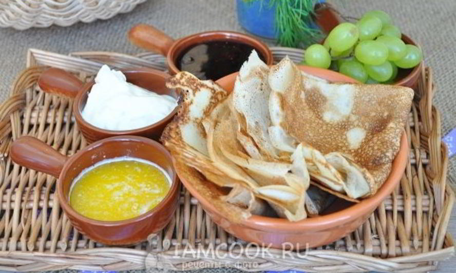 Рецепт тонких блинчиков на воде