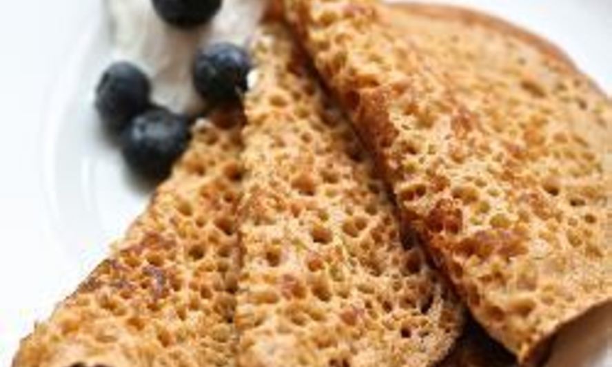 Рецепт цельнозерновых блинов на кефире