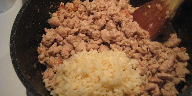 тыквенные блины с мясом