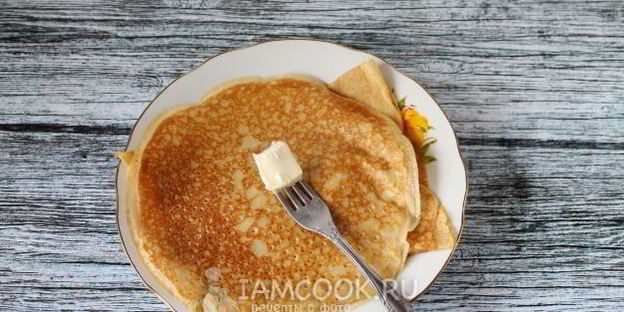 заварные блины на кефире и на кипятке