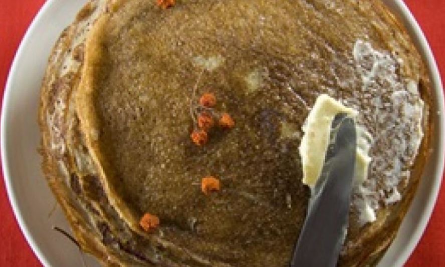 Рецепт заварных блинов на кефире с яблочным соком