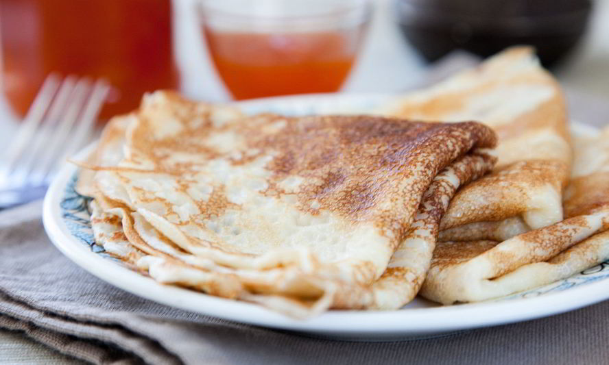 Рецепт заварных блинов на кефире