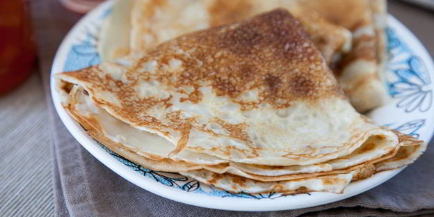 заварные блины на кефире