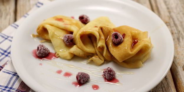 заварные блины на сливках