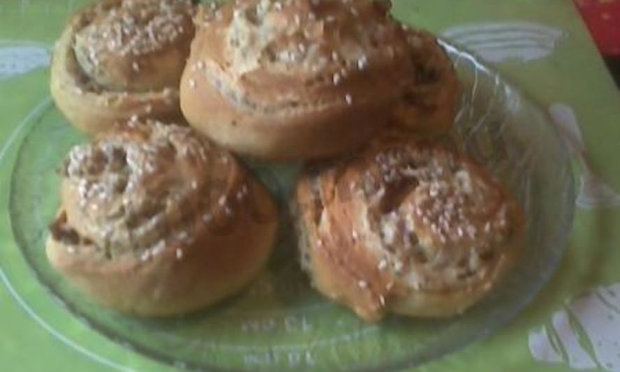 Рецепт аппетитных спиральных булочек с маком