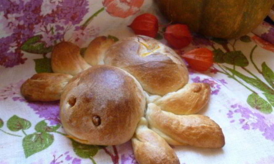 Рецепт булочки паучок